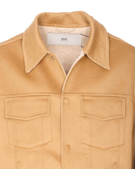 25FW 아미 알렉산드르 마티우시 수트 자켓 UJK847 WO00092802 Beige - AMI ALEXANDRE MATIUSSI