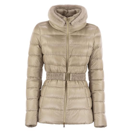 25FW 에르노 클라우디아 쇼트 다운 자켓  PI0485DICM05 BEIGE