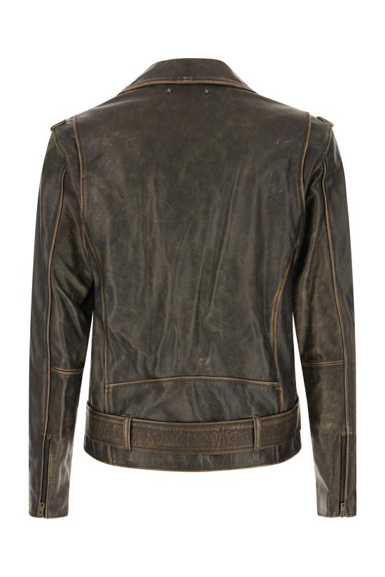 25FW 골든구스 바이커 자켓 GMP00297P000647 90100 - GOLDEN GOOSE