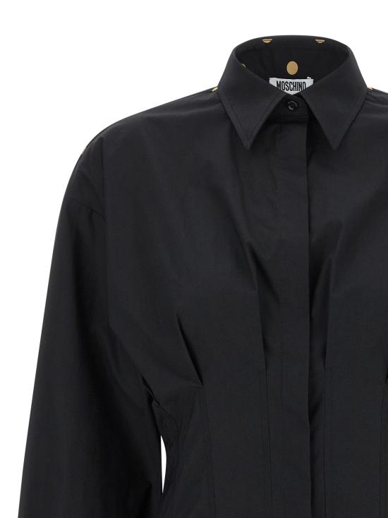 25FW 모스키노 블라우스 J021354553555 Black - MOSCHINO