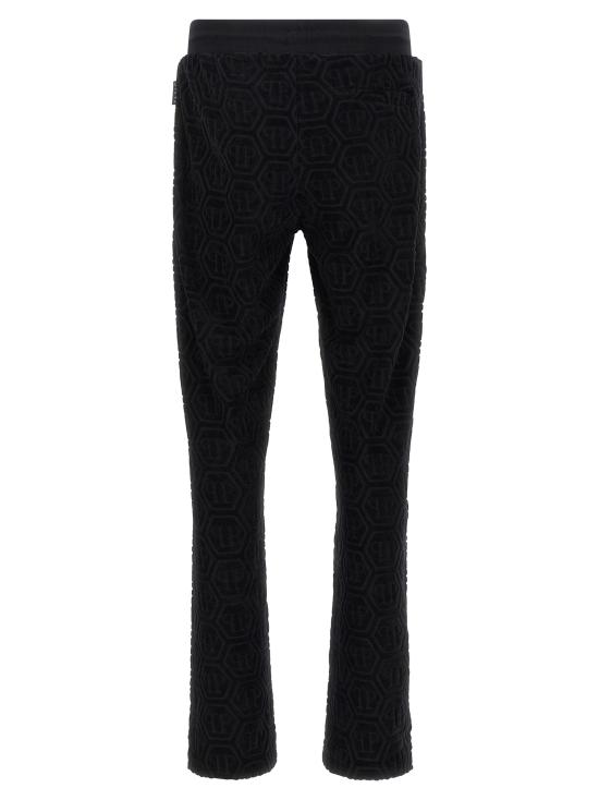 25FW 필립 플레인 스트레이트 팬츠 FAECMJT2658PTE021N02 Black - PHILIPP PLEIN