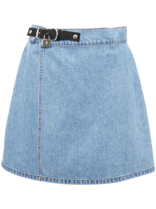  JW앤더슨 숏 스커트 DK0015 PG1335 804 LIGHT BLUE - JW ANDERSON