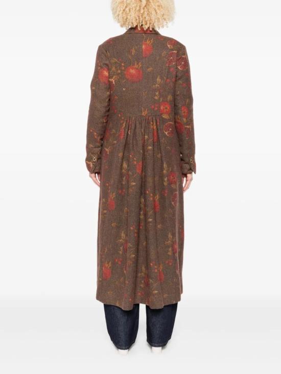 25FW 우마 왕 코트 UP8012 UW067 BROWN RED - UMA WANG