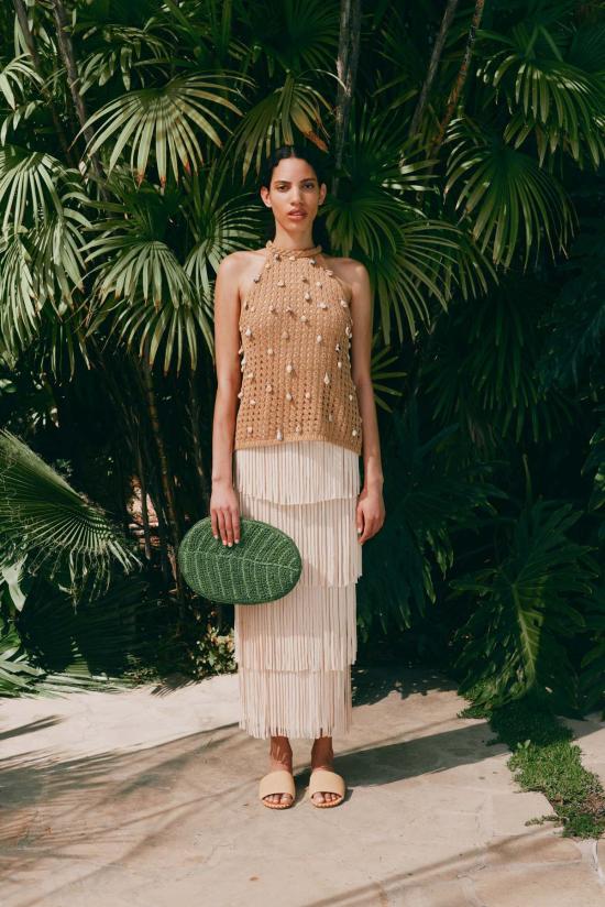  사이먼밀러 블라우스 Simon Miller Bahi 크로셰 탑 내추럴