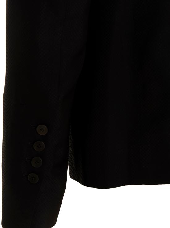  사피오 수트 자켓 N55JACQUARD Black - SAPIO