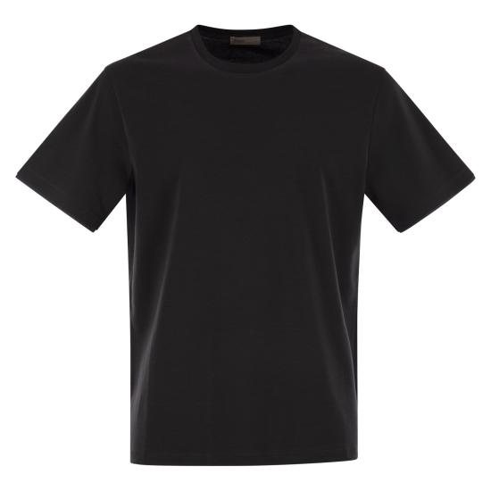 25FW 에르노 반팔 티셔츠 JG00031UR BLACK