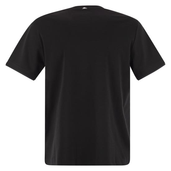 25FW 에르노 반팔 티셔츠 JG00031UR BLACK - HERNO