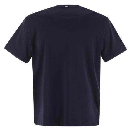 25FW 에르노 반팔 티셔츠 JG00031UR BLUE - HERNO