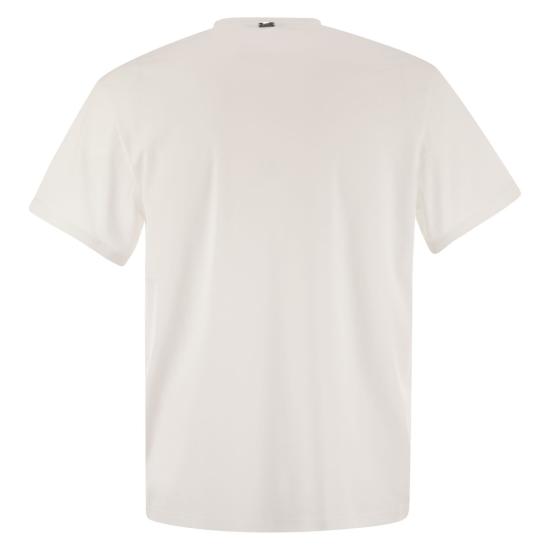 25FW 에르노 반팔 티셔츠 JG00031UR WHITE - HERNO