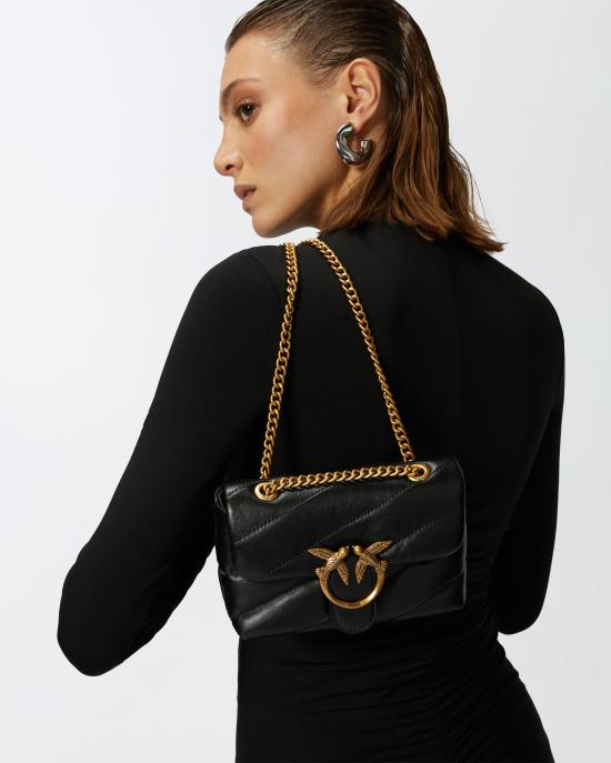 25FW 핑코 토트백 100040A0F2 Z99O Black - PINKO