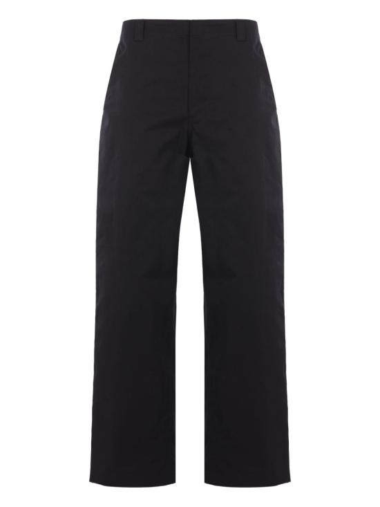 25FW 구찌 웹 디테일 코튼 트윌 팬츠 784049 Z7AJV1000 Black