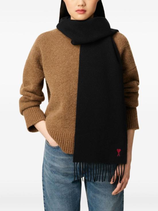 25FW 아미 머플러/스카프 BFUSF405334 001 Black - AMI