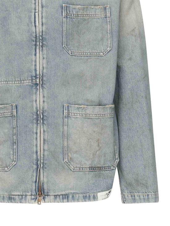 25FW 골든구스 데님 자켓 GMP01941 P00208250491 Blue - GOLDEN GOOSE