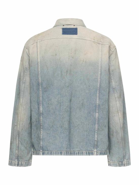 25FW 골든구스 데님 자켓 GMP01941 P00208250491 Blue - GOLDEN GOOSE