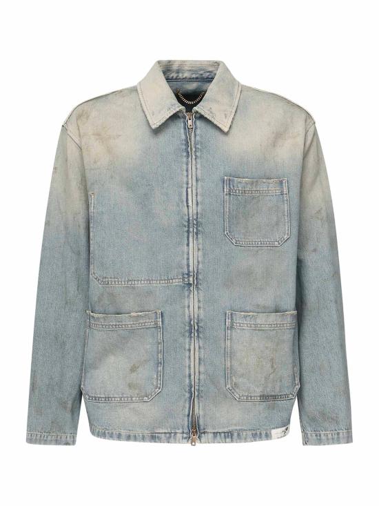 25FW 골든구스 데님 자켓 GMP01941 P00208250491 Blue