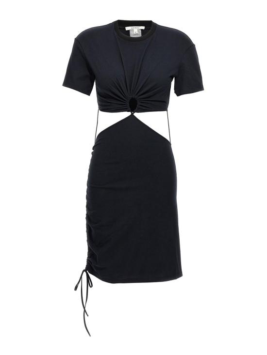  넨시 도자카 미디 스커트 NDSS23DR110BLACK Black