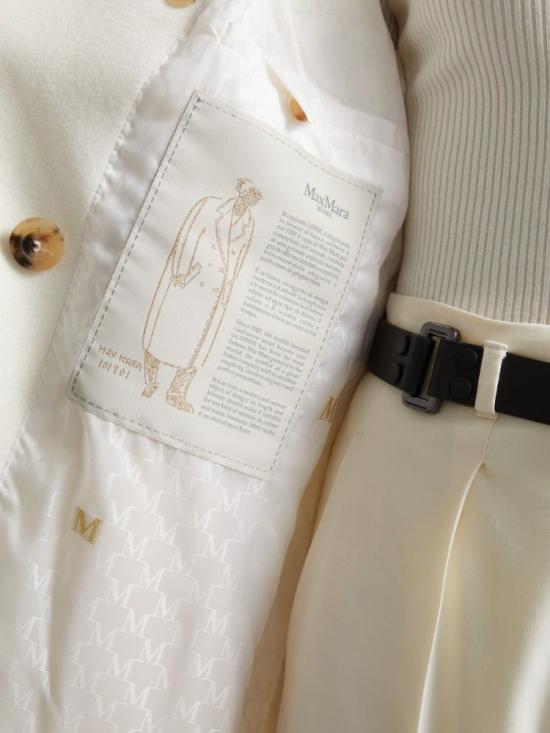 25FW 막스마라 MADAME 마담 더블 브레스티드 코트  2521018011600021 WHITE - MAX MARA