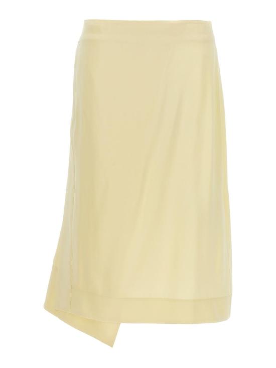 질샌더 미디 스커트 J03MA0113J65022337 Yellow