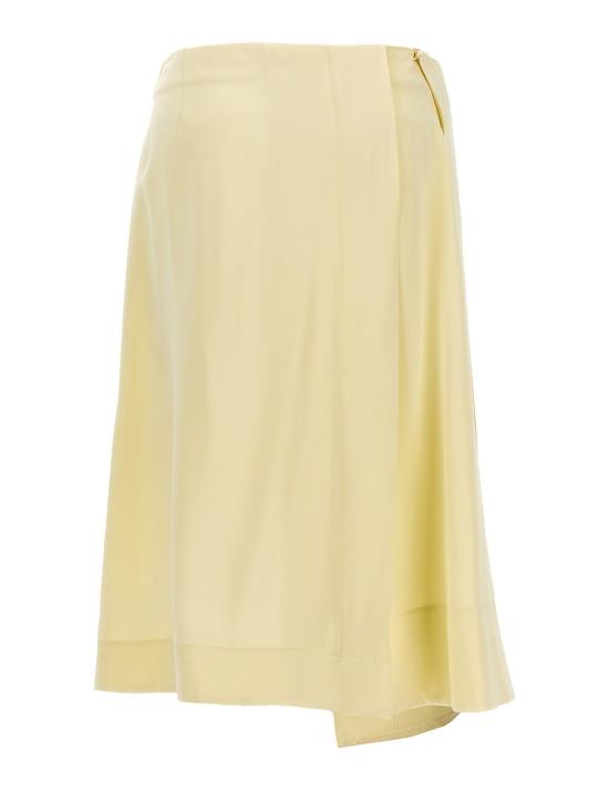  질샌더 미디 스커트 J03MA0113J65022337 Yellow - JIL SANDER