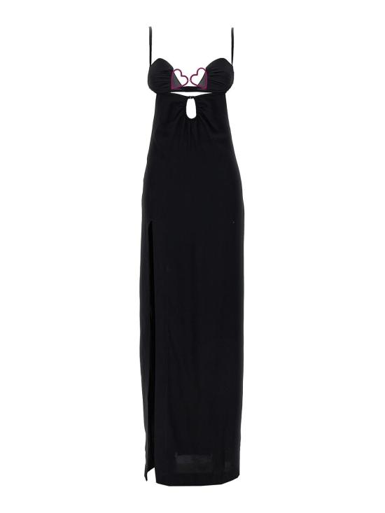 넨시 도자카 롱 원피스 NDSS23DR132BLACK Black