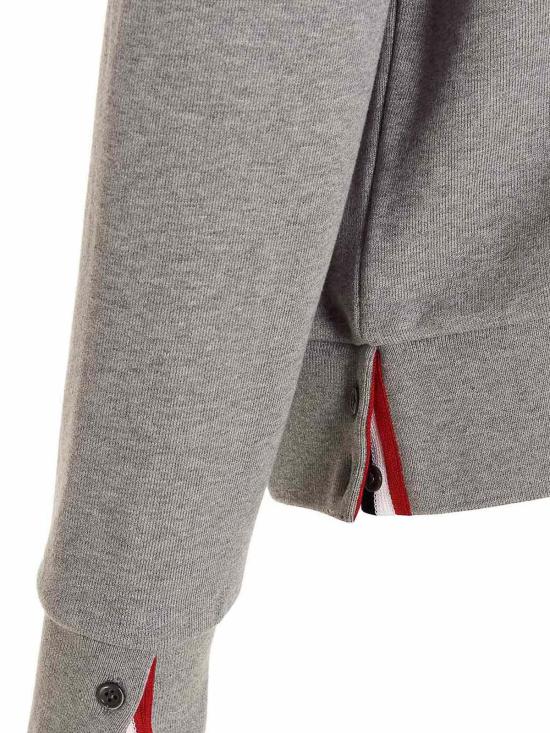  톰브라운 후드 티셔츠 MJT086A03377055 Grey - THOM BROWNE