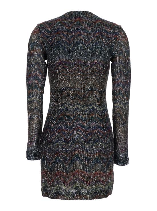 25FW 미소니 숏 원피스 DS25WG1NBC005GS91P6 Multicolor - MISSONI