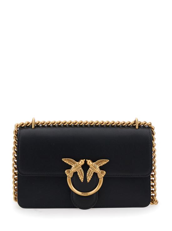 25FW 핑코 숄더백 100074A0F1Z99Q Black