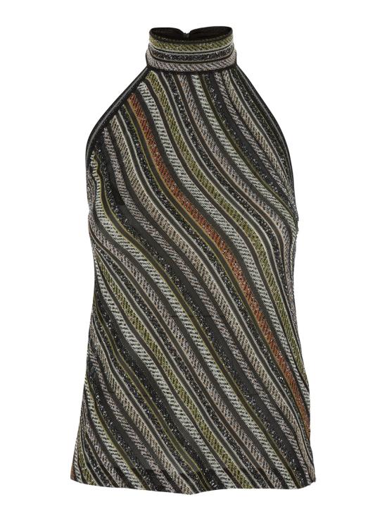 25FW 미소니 민소매 티셔츠 DS25WK04BK01C3SM9T5 Multicolor