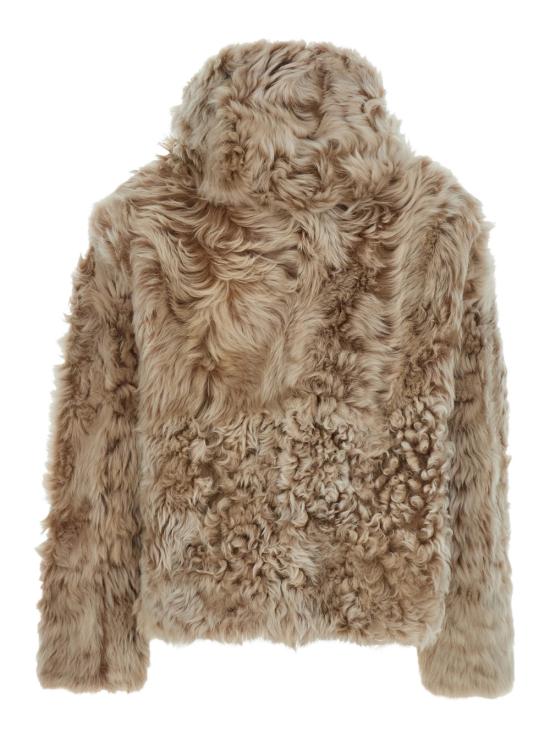 25FW 이브살로몬 무스탕 26W25WYV62461TOSXA2270 Beige - YVES SALOMON