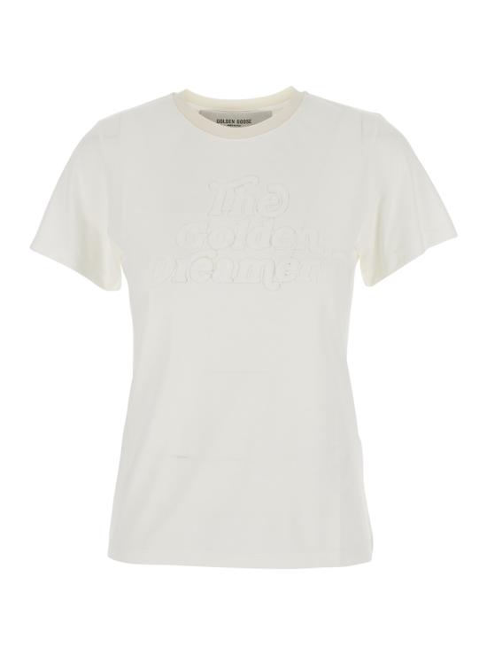 25FW 골든구스 반팔 티셔츠 GWP02322P00211611616 White