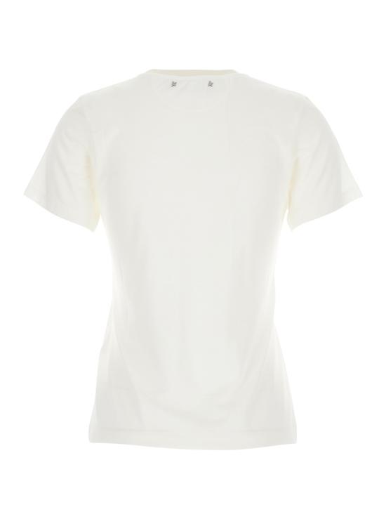 25FW 골든구스 반팔 티셔츠 GWP02322P00211611616 White - GOLDEN GOOSE