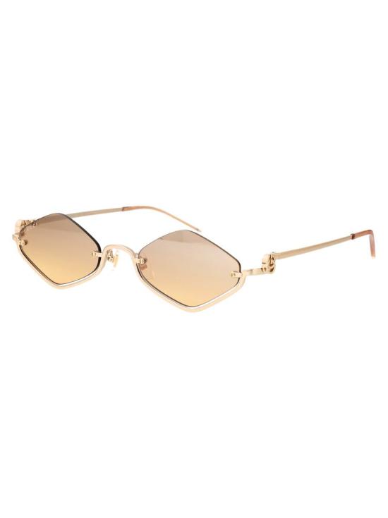 25FW 구찌 안경 GG1604S 003 SUNGLASSES 003 GOLD GOLD ORANGE - GUCCI