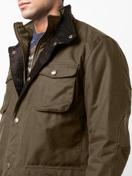 25FW 바버 오그스톤 왁스 자켓 MWX0700MWX0L51 GREEN - BARBOUR