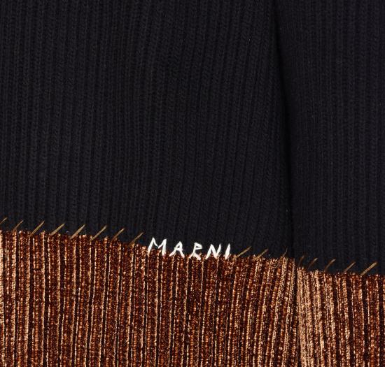 25FW 마르니 스웨터 GCMG0473Q0UFH553BIN99 Black - MARNI