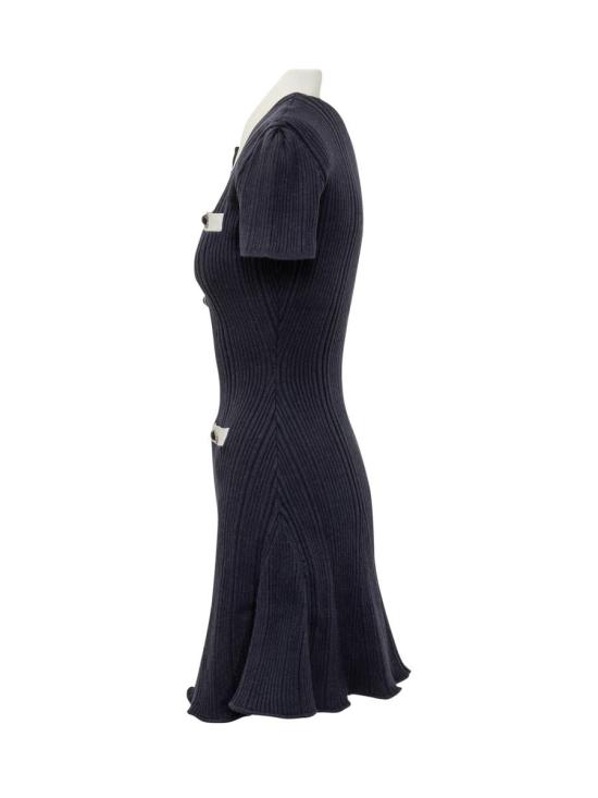 25FW 셀프 포트레이트 숏 원피스 AW25014SN NAVY BLUE - SELF PORTRAIT