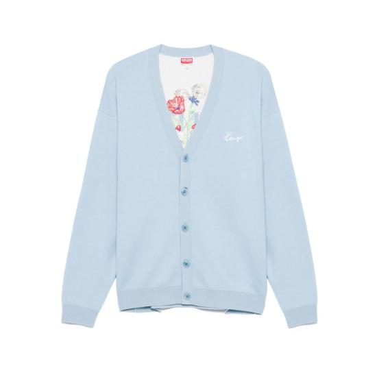 25FW 겐조 가디건 FF65CA7623BG 62A BLUE