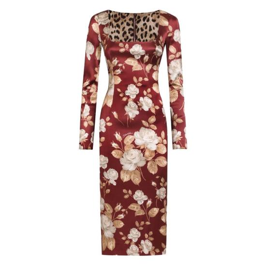 25FW 돌체앤가바나 원피스 F6TYGT FSIB8 HR5QQ BROWN