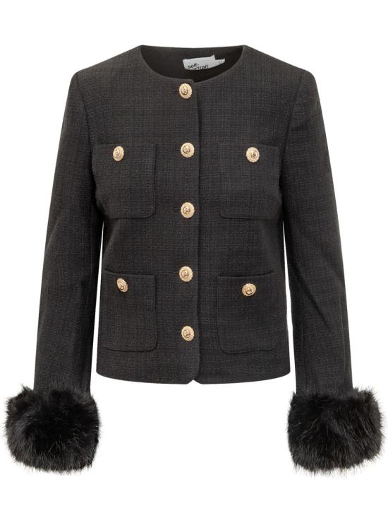 25FW 셀프 포트레이트 자켓 AW25088JB BLACK Black