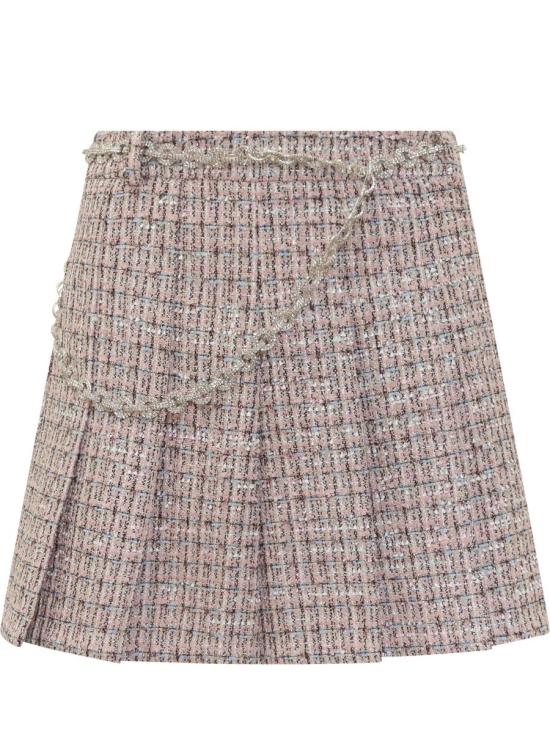 25FW 셀프 포트레이트 미디 스커트 AW25048SKAP PINK