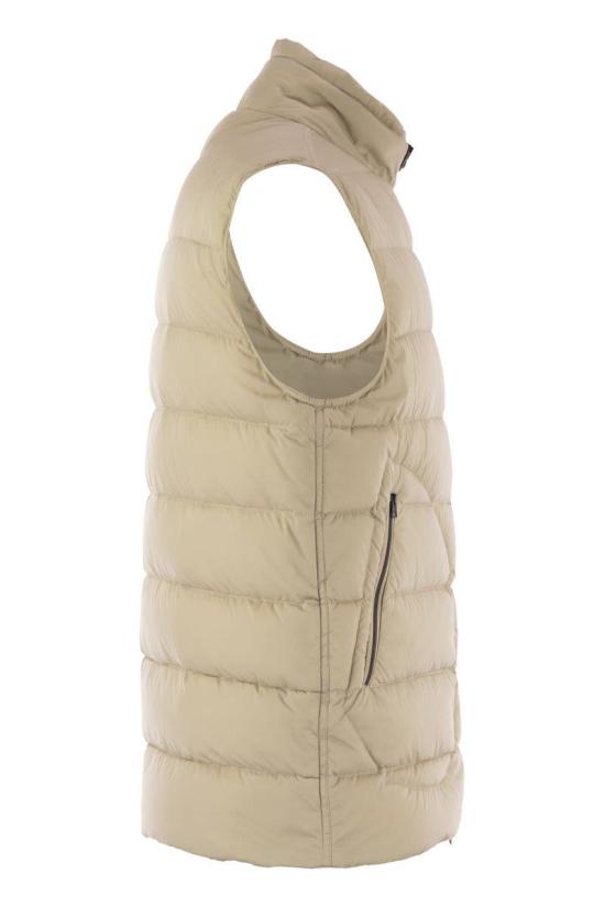 25FW 에르노 일 질레 다운 베스트  PI012ULE12456Z 1985 Beige - HERNO