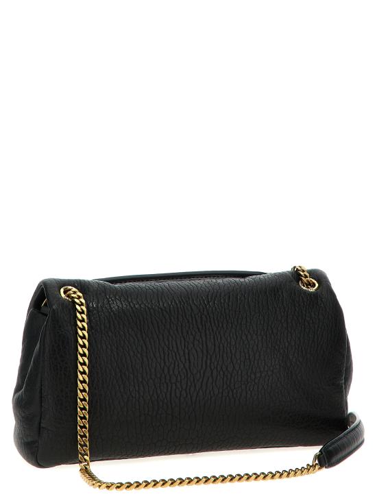 26FW 생로랑 칼립소 미디움 그레인 램스킨 숄더백 800916AACYT1000 Black - SAINT LAURENT