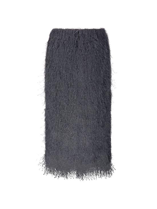 25FW 드리스 반 노튼 미디 스커트 010860 2031 803 DARK GREY - DRIES VAN NOTEN