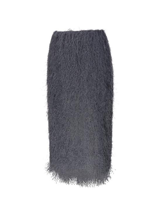 25FW 드리스 반 노튼 미디 스커트 010860 2031 803 DARK GREY - DRIES VAN NOTEN
