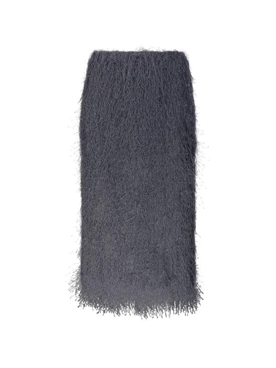 25FW 드리스 반 노튼 미디 스커트 010860 2031 803 DARK GREY