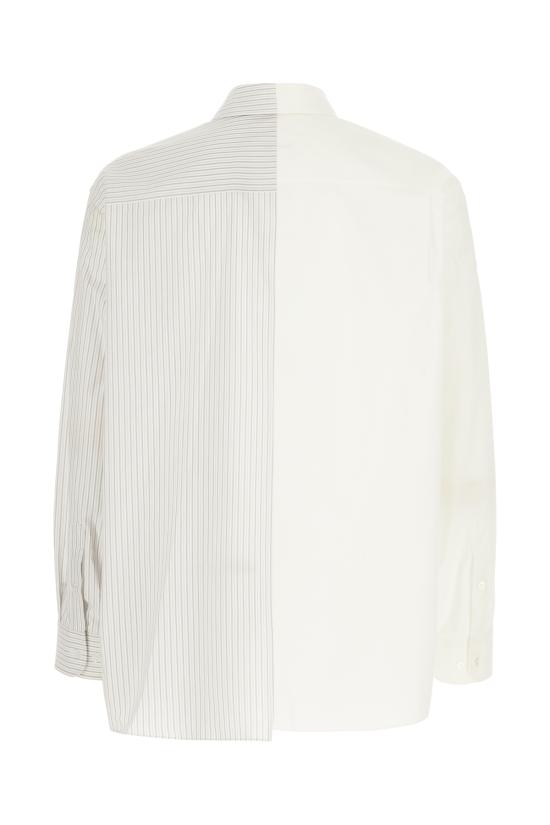 25FW MM6 메종마르지엘라 긴팔 셔츠 SH0DT0025MTN085 961 STRIPES WHITE GREY - MM6 MAISON MARGIELA