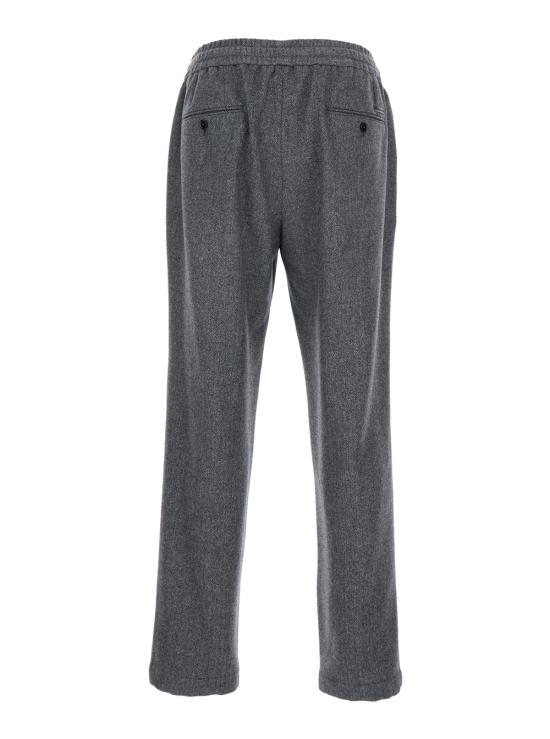 25FW 돌체앤가바나 스트레이트 팬츠 GP12QTFCMDES8030 Grey - DOLCE & GABBANA