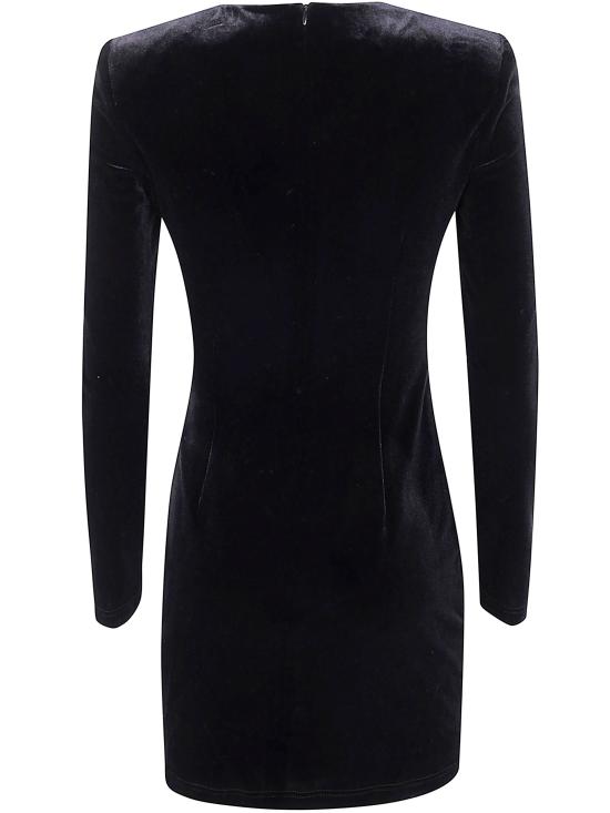 25FW 셀프 포트레이트 숏 원피스 AW25128S BLACK - SELF PORTRAIT