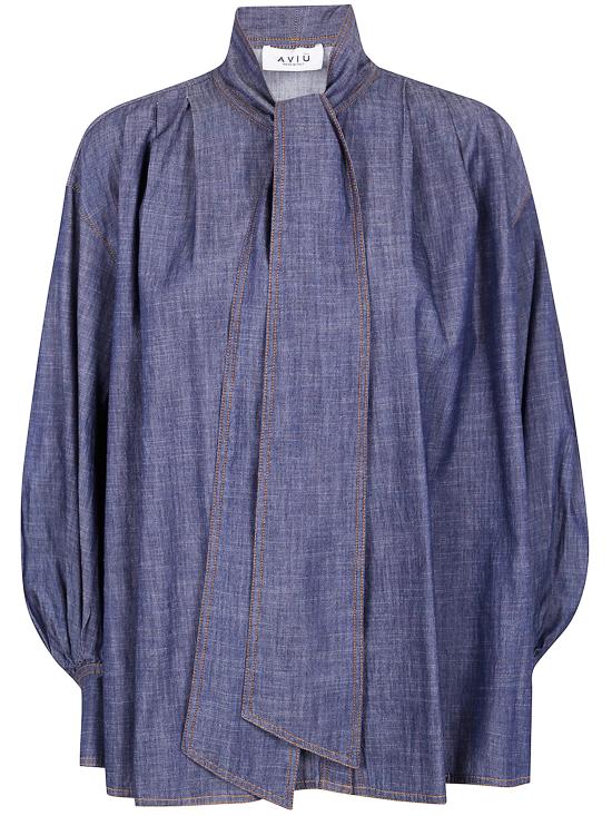 25FW 아비우 블라우스 1C3610TPK991 U BLUE