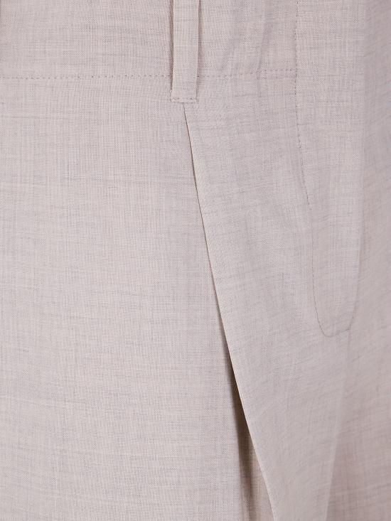 25FW 파로쉬 스트레이트 팬츠 D232305LUWOOL 038 WHITE - PAROSH