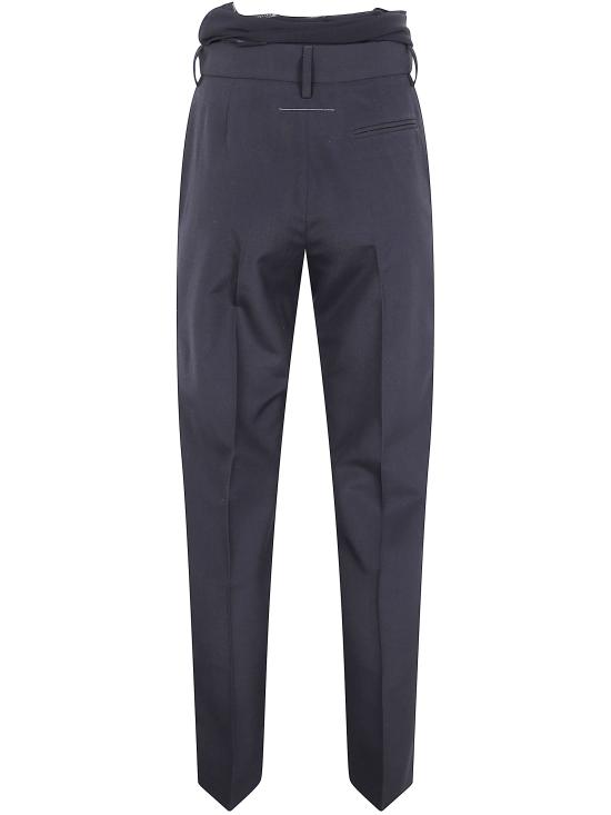 25FW MM6 메종마르지엘라 스트레이트 팬츠 S62KB0248M35436 899 BLACK - MM6 MAISON MARGIELA